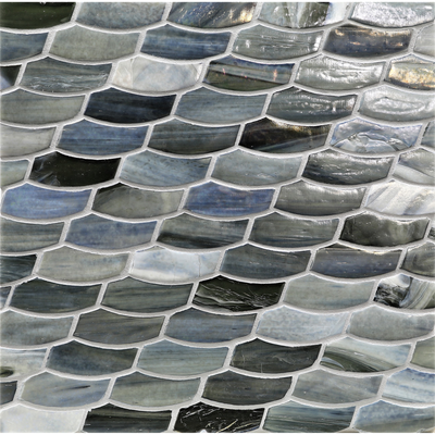 Just Add Water Pisa Colored Glass Mosaic, Borders