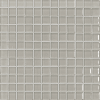 Tomei Linen Colored Glass Mosaic, Field Tile, Trim
