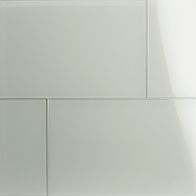 Tomei Modules Frost Green Colored Glass Field Tile