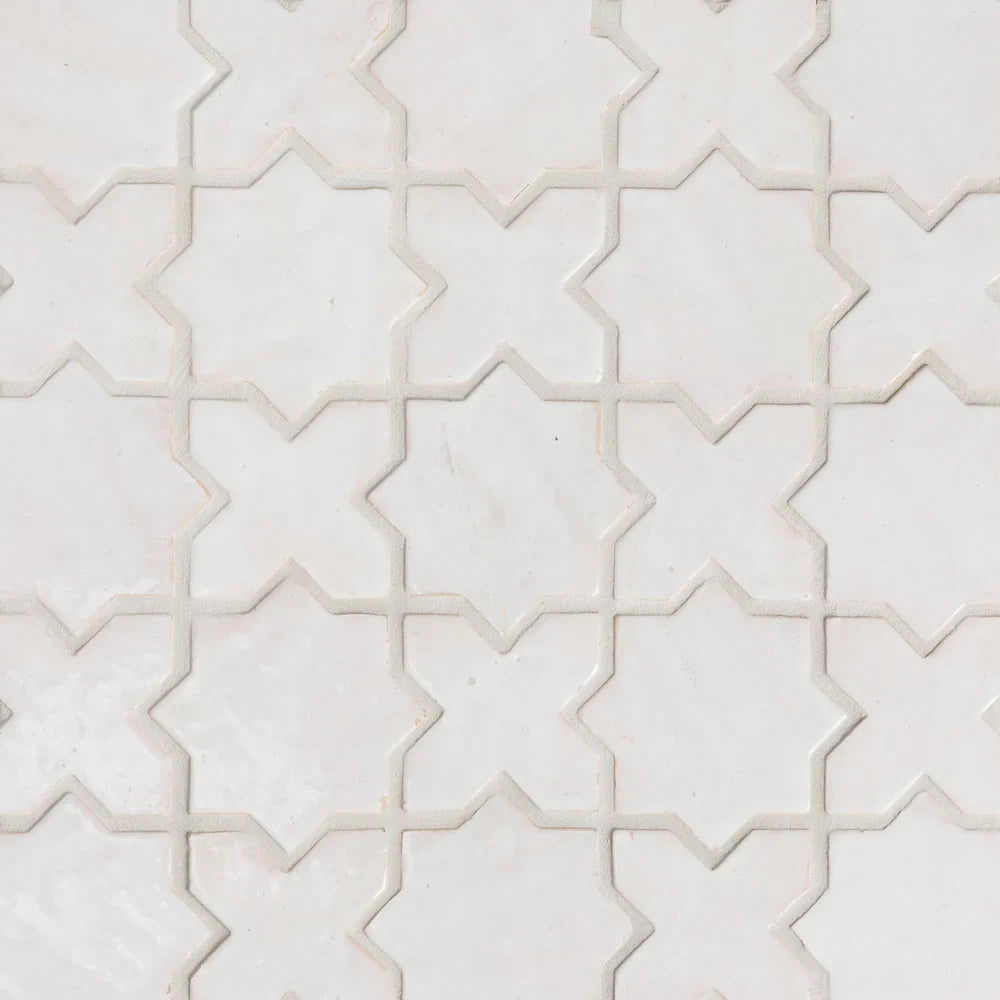 Stars and Crosses Tile Pattern for elegant and versatile interior design solutions