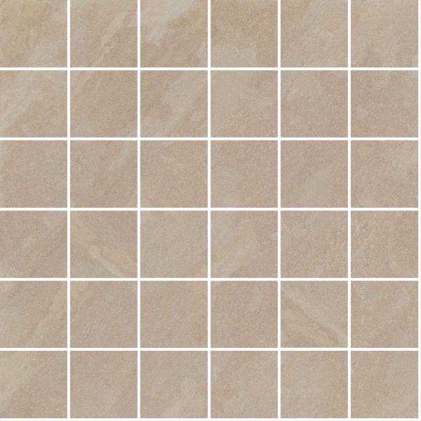 landmark 9mm globe barge gold straight stack 2x2 mosaic 12x12x9mm matte rectified porcelain tile distributed by surface group international