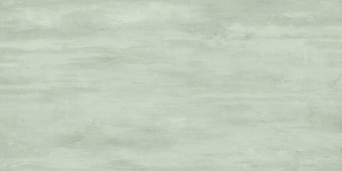 Matte white porcelain tile with urban concrete texture and subtle metallic shimmer for modern, luminous interiors.