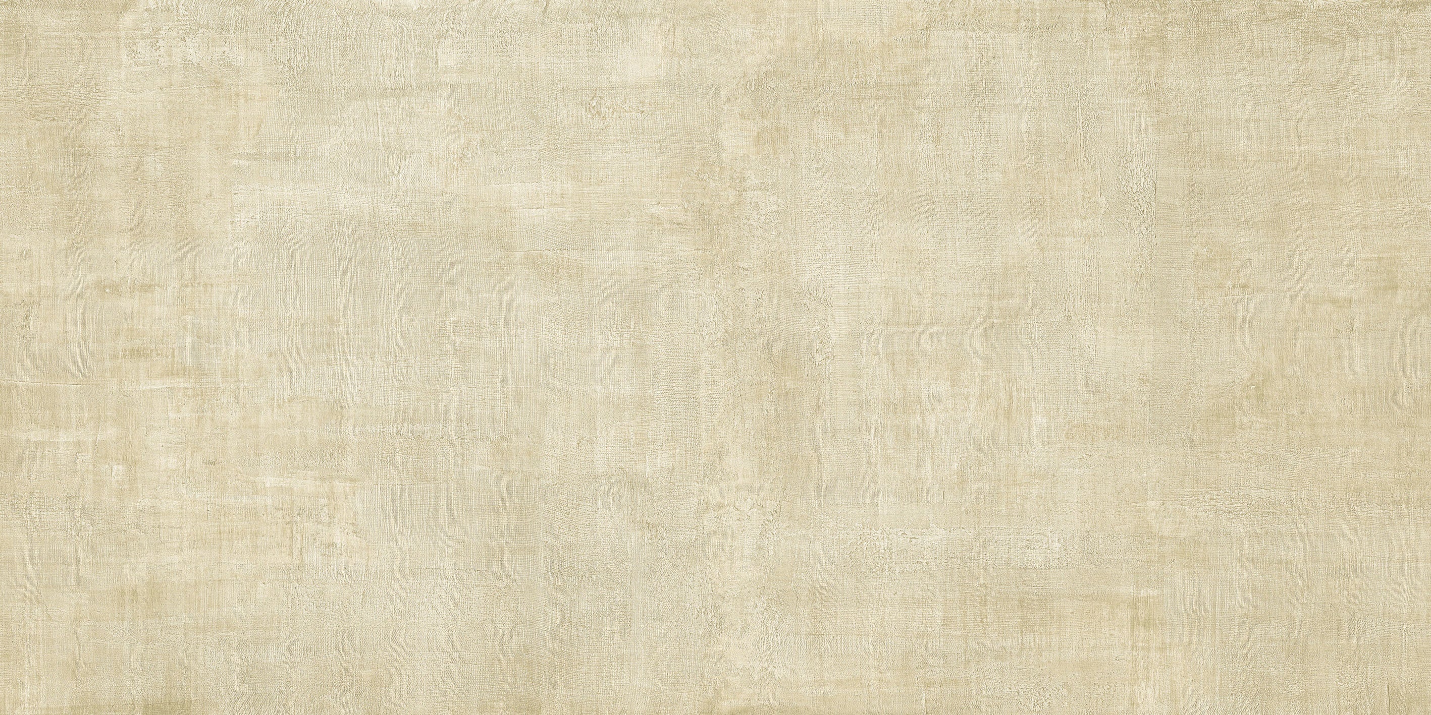 Luxurious linen-textured porcelain tile in soft ivory with a timeworn matte finish, evoking understated elegance and warmth.