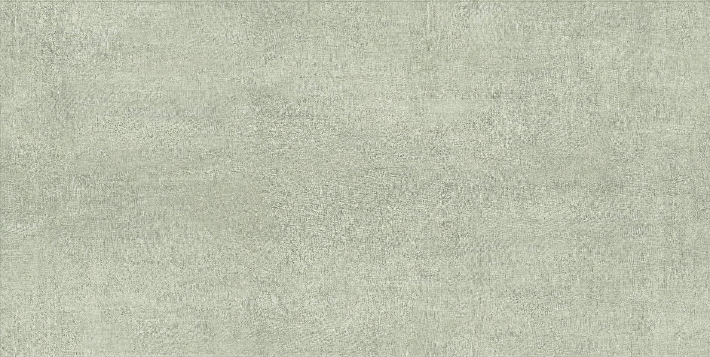 Luxurious linen-textured porcelain tile in soft pearl green, with a timeworn matte finish and subtle elegance for refined interiors.