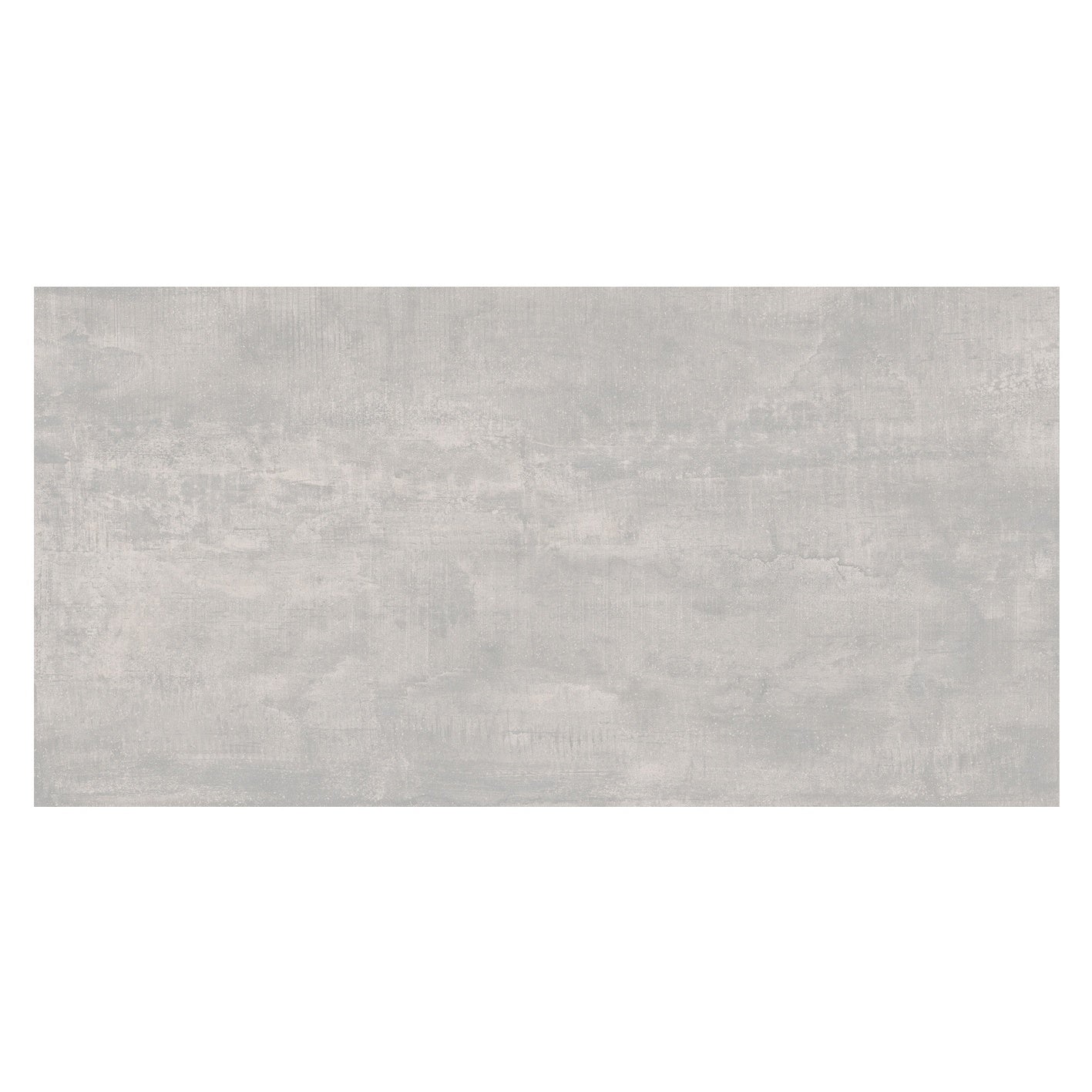 Matte white porcelain paving with subtle concrete texture and sleek chrome undertones, slip-resistant for refined outdoor elegance.
