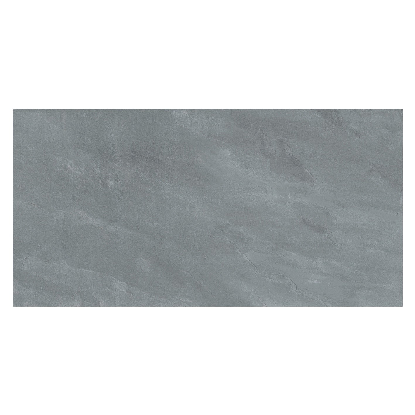 Elegant matte blue porcelain paving tile with subtle bluestone texture, slip-resistant surface, and refined pressed edges for luxurious outdoor spaces.