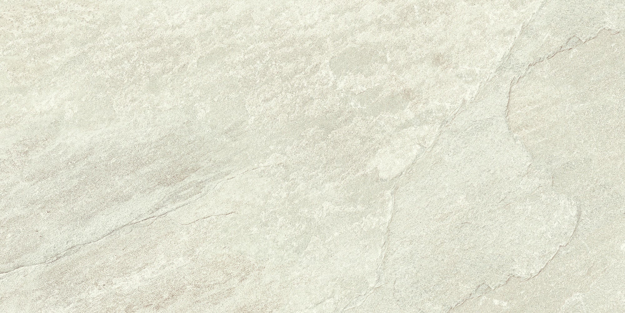 Ivory quartzite-look porcelain tile with a softly textured matte finish, evoking natural elegance and serene sophistication.