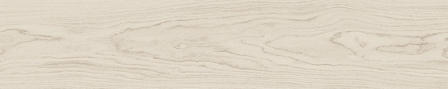 Smooth matte porcelain tile with delicate oak grain, soft weavy veins, and subtle knots in a warm white tone, evoking serene elegance.