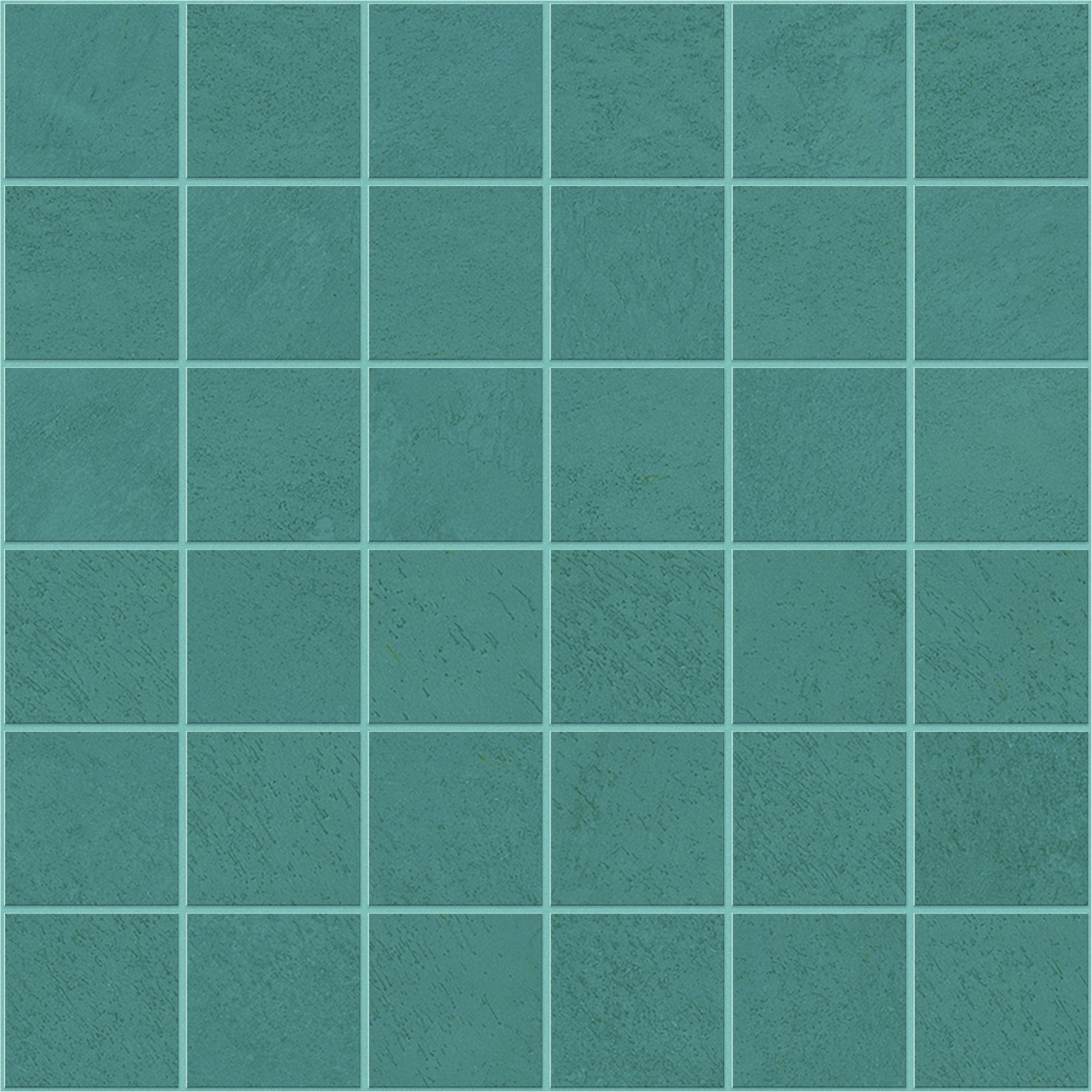 Smooth matte denim-green porcelain mosaic tiles with raw earth texture, evoking serene harmony and timeless organic elegance.