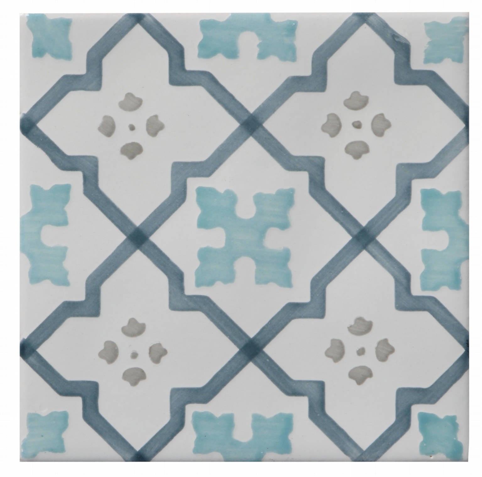 LEVANTE: Poniente Talisman Deco Tile (4"x4" | Glossy)