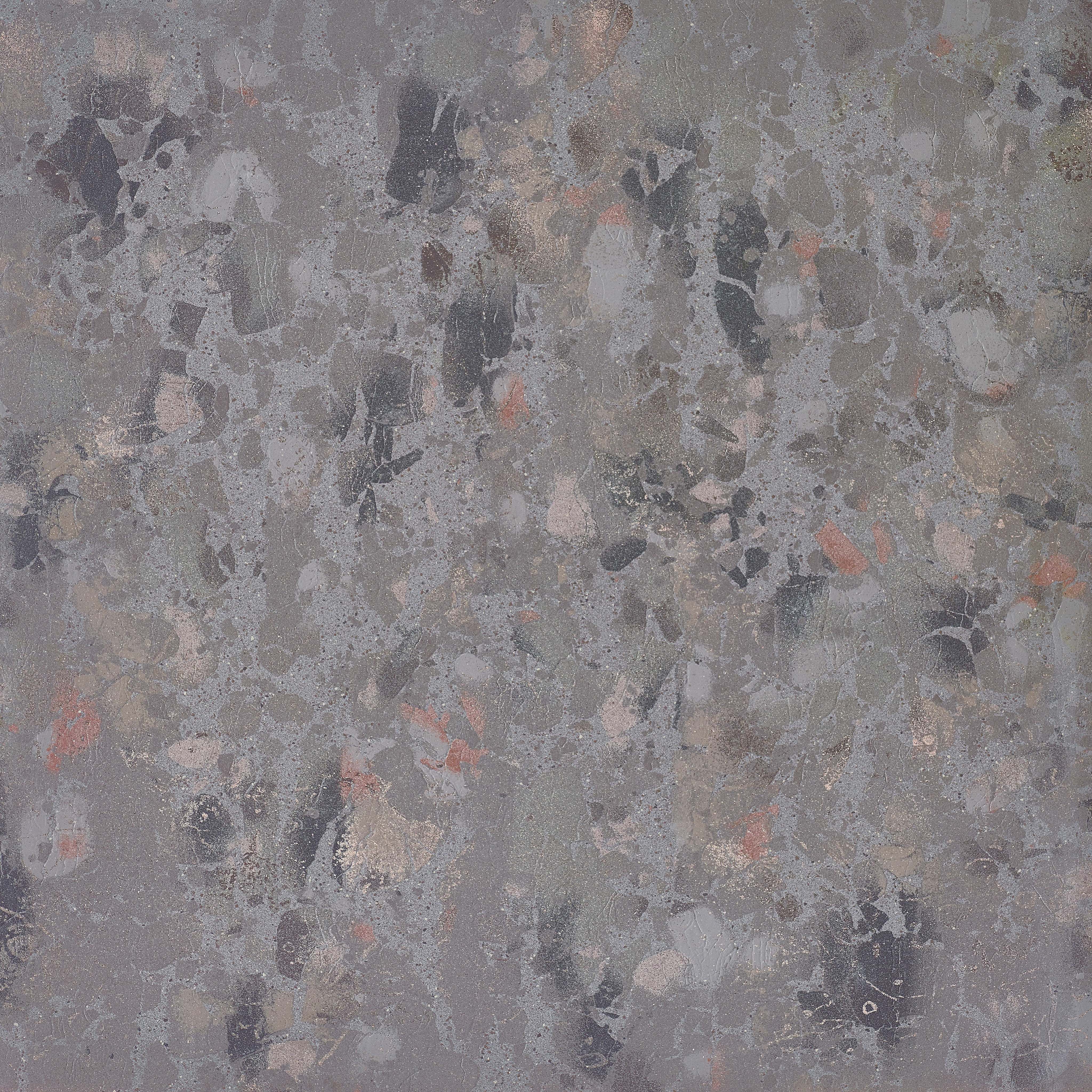 ATTITUDE: Dark Grey Terrazzo Square Slip Resistant Porcelain Field Tile (23 5/8"x23 5/8"x10.5mm | matte)