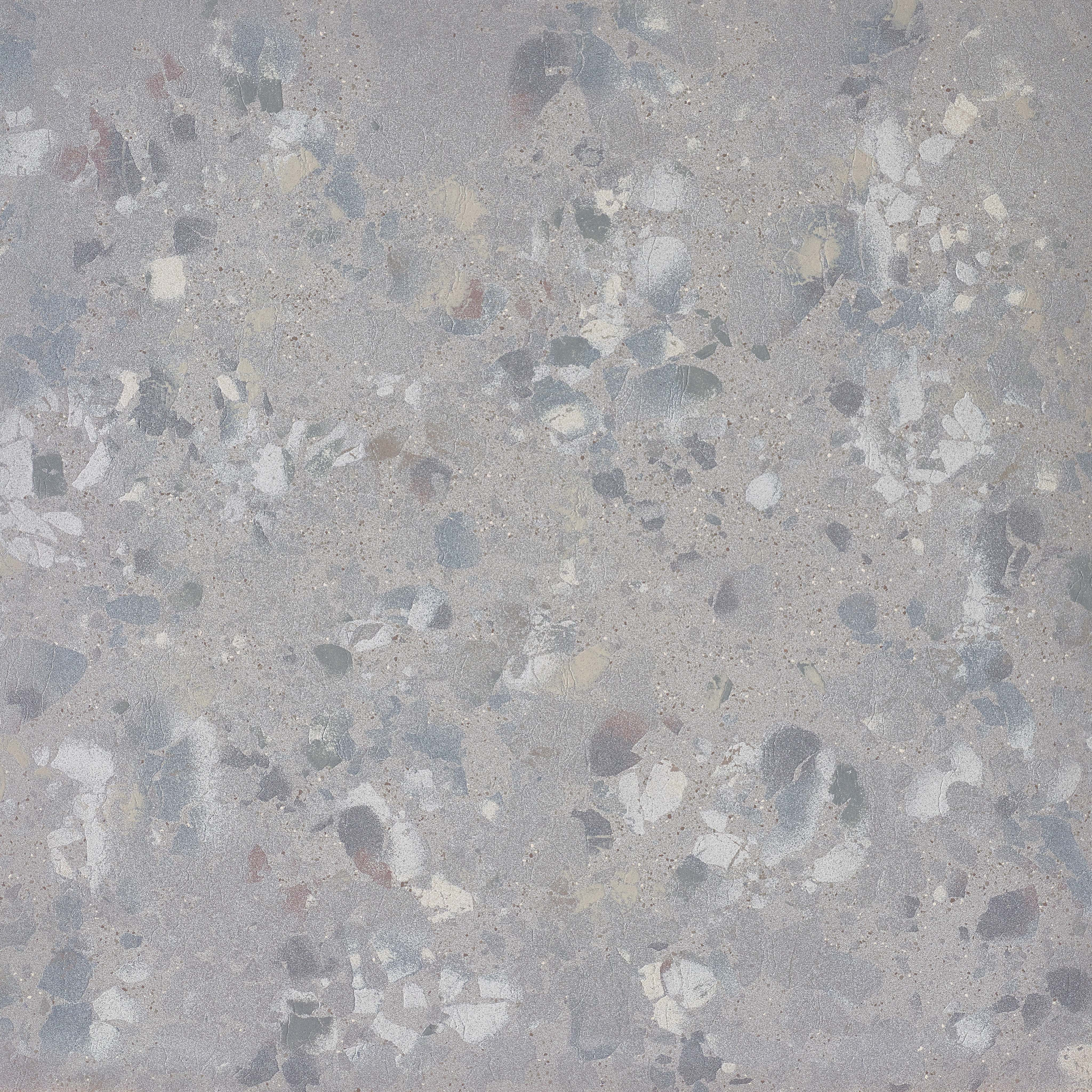 ATTITUDE: Grey Terrazzo Rectangle Textured Porcelain Field Tile (23 5/8"x47 1/4"x10.5mm | matte)