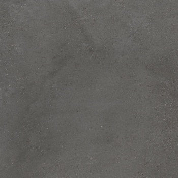 Dark grey porcelain tile with a matte, sedimentary rock-inspired texture, exuding urban sophistication and minimalist strength.
