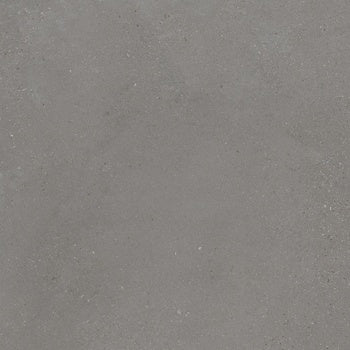 Matte grey porcelain paving tile with a sleek, industrial texture, evoking the raw elegance of sedimentary rock and urban minimalism.
