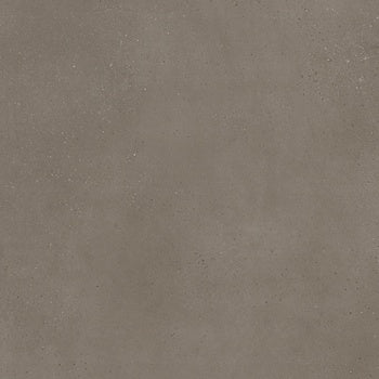 Matte dark beige porcelain tile with a sleek, contemporary concrete effect, evoking earthy stability and urban sophistication.