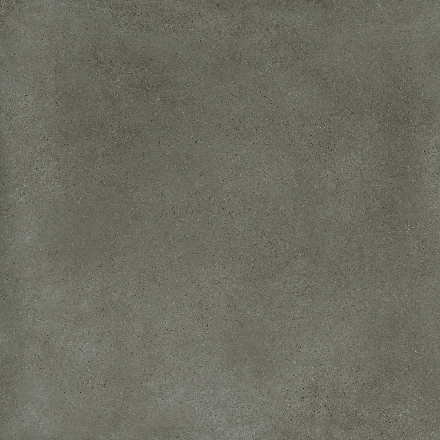 Rectified matte porcelain tile in dark beige, evoking sedimentary rock with a sleek, minimalist earth-toned surface.