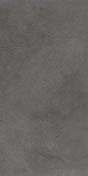 Dark gray porcelain wall tile with a matte, sedimentary rock-inspired texture, exuding contemporary industrial elegance and minimalist strength.