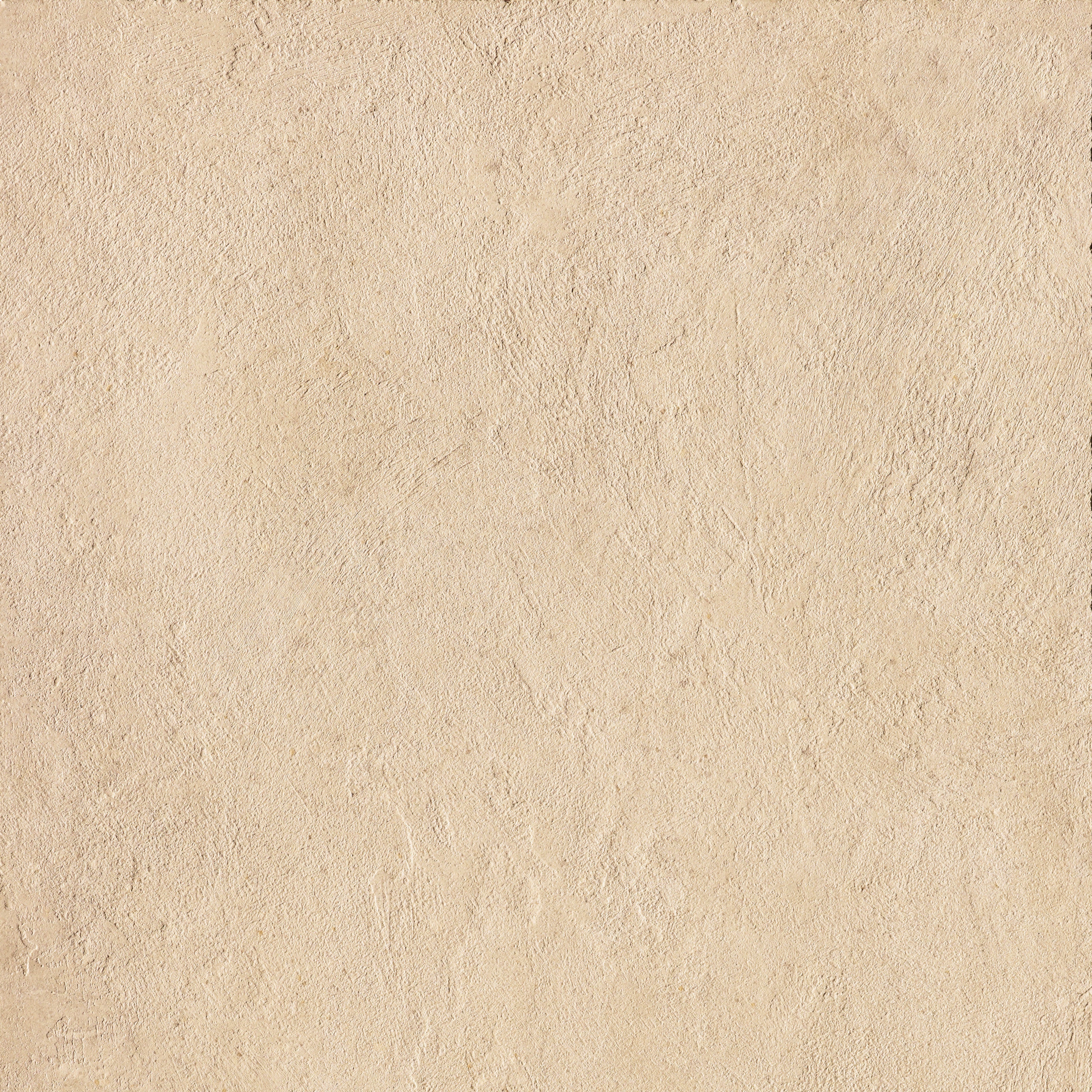 Matte beige porcelain tile with refined concrete texture, exuding urban minimalism and brutalist elegance in a warm neutral tone.