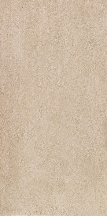Matte beige porcelain tile with refined concrete texture, exuding urban minimalism and brutalist elegance in a warm neutral tone.