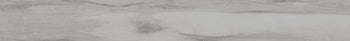 Weathered white porcelain plank with soft wood grain texture, rectified edges, and a warm, timeworn matte finish.