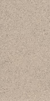 Matte beige terrazzo-effect porcelain tile with medium-grain texture, embodying warm elegance and timeless sophistication.