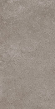 Rectified gray porcelain paving tile with a matte, textured concrete finish, evoking urban sophistication and raw elegance.