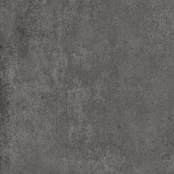 Matte dark gray porcelain tile with a textured concrete finish, refined rectified edges, and a sophisticated urban aesthetic.