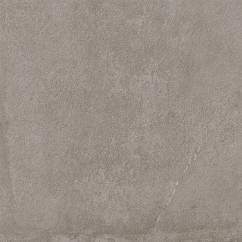 A textured gray porcelain paving tile with a refined concrete aesthetic and matte finish, exuding urban sophistication.