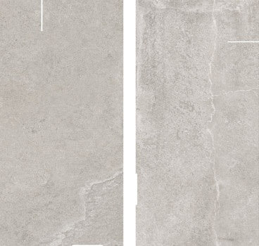A textured beige porcelain tile with a contemporary deco pattern, offering understated luxury and tactile depth in a matte finish.