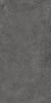 Rectified dark gray porcelain tile with a matte concrete finish, offering refined urban texture and understated luxury.