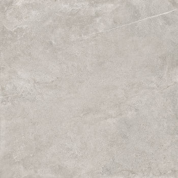 Matte beige porcelain tile with a refined concrete aesthetic, subtly textured for slip resistance and understated luxury.