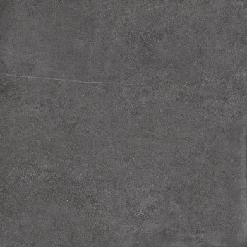 Dark gray porcelain tile with a refined concrete aesthetic, matte slip-resistant texture, and sleek rectified edges for modern luxury interiors.