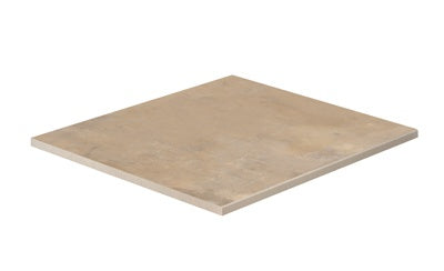 Handcrafted terracotta-inspired porcelain border tile with warm, earthy tones and a textured matte finish, evoking rustic Italian elegance.