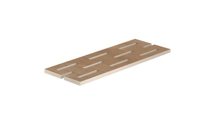 Tuscan-inspired terracotta porcelain pool grille with warm, earthy tones and a textured matte finish, evoking rustic Italian elegance.