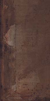 Matte brown porcelain tile with a textured metallic finish, exuding urban elegance and industrial sophistication.