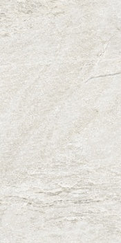 Matte white porcelain tile with primordial quartzite essence, radiating serene depth and minimalist harmony for intimate luxury spaces.