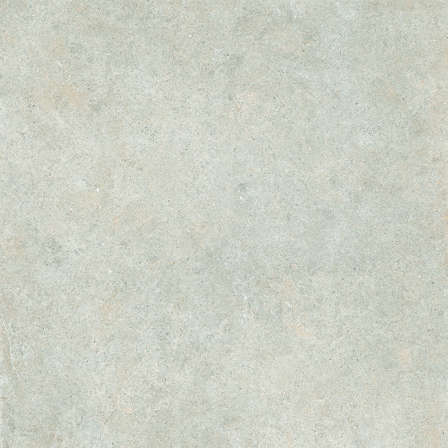 Soft white porcelain tile with a refined matte finish, evoking serene limestone in a perfectly square, minimalist format.