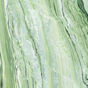 Luxurious green-grey marble-effect porcelain tile with golden veining, refined semi-gloss finish, and timeless elegance for high-end interiors.