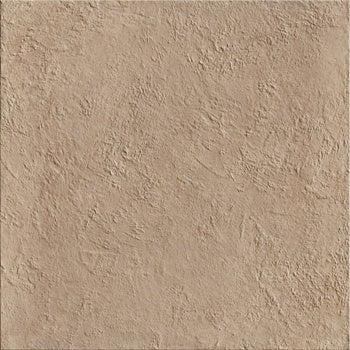 Handcrafted terracotta-inspired porcelain tile with a warm, oxidized finish and rustic bush-hammered texture, evoking timeless Tuscan elegance.