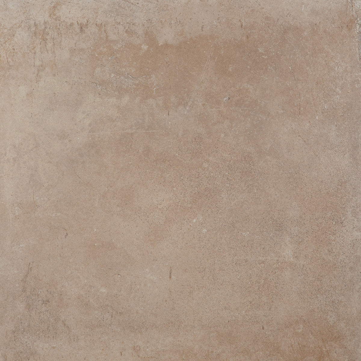 Matte terracotta porcelain tiles with warm, oxidized tones and handcrafted texture, evoking timeless Tuscan elegance.
