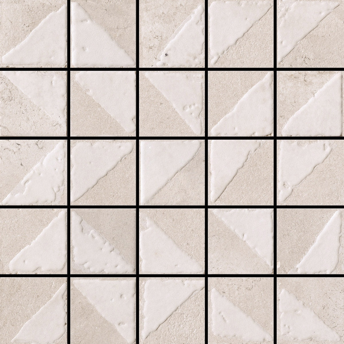 Square porcelain tile in warm almond beige with a matte finish, evoking handcrafted terracotta charm and timeless rustic elegance.