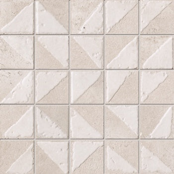 Square porcelain tile in warm almond beige with a matte finish, evoking handcrafted terracotta charm and timeless rustic elegance.