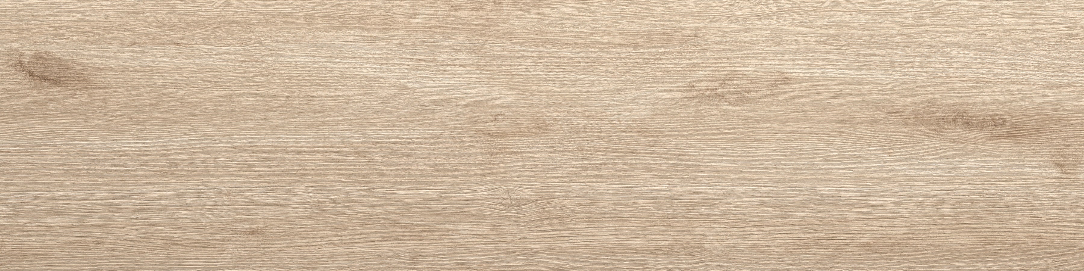 Distressed Venetian briccola wood-effect porcelain plank in soft beige with matte texture and organic grain for refined coastal elegance.