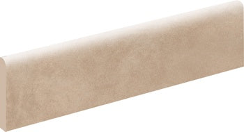 Handcrafted terracotta bullnose trim with warm matte finish, evoking artisan charm and enveloping tranquility.