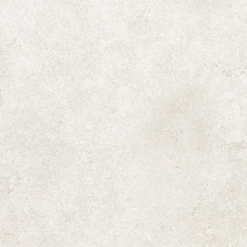 Rectified ivory porcelain tile with a matte, stone-inspired texture and warm beige undertones, evoking serene minimalist elegance.