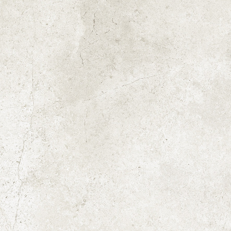 Ivory porcelain step with a matte, slip-resistant finish and polished edges, blending rustic sophistication with minimalist balance.