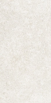 Matte ivory porcelain tile with subtle wood-effect inlay, radiating warm minimalism and natural elegance for refined interiors.