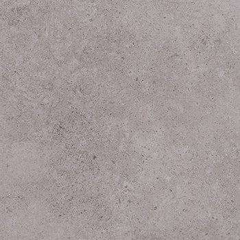 Soft gray porcelain tile with a matte finish and subtle wood inlay, exuding rustic sophistication and serene minimalist elegance.