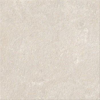 Elegant beige porcelain paving tile with a refined matte finish, evoking timeless sedimentary stone in a harmonious square format.