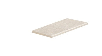 Elegant beige porcelain terrace tile with a refined matte finish and polished edges, exuding timeless sophistication and serene luxury.